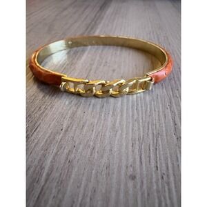 Vintage SIGNED, FLORENCE ITALY 24KT‎ PLATED BRACELET.